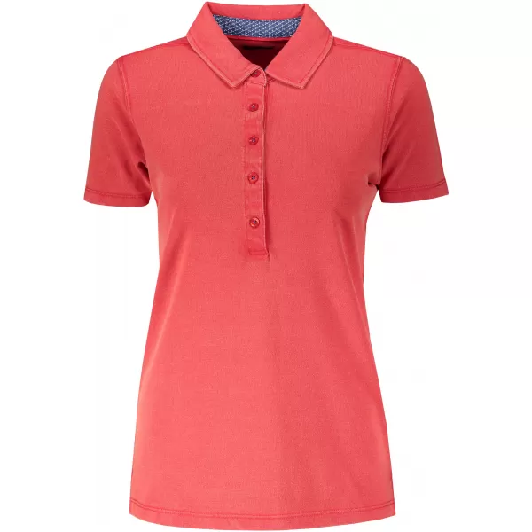  Dámské triko s límečkem fashion JAMES NICHOLSON JN711 RED/BLUE WHITE 