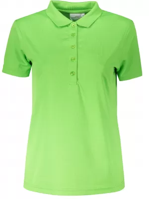 Dámské triko s límečkem funkční classic JAMES NICHOLSON JN719 LIME GREEN