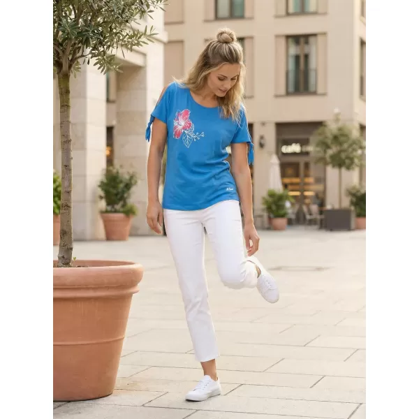  Dámské triko ALTISPORT ALW107AL2 MODRÁ 