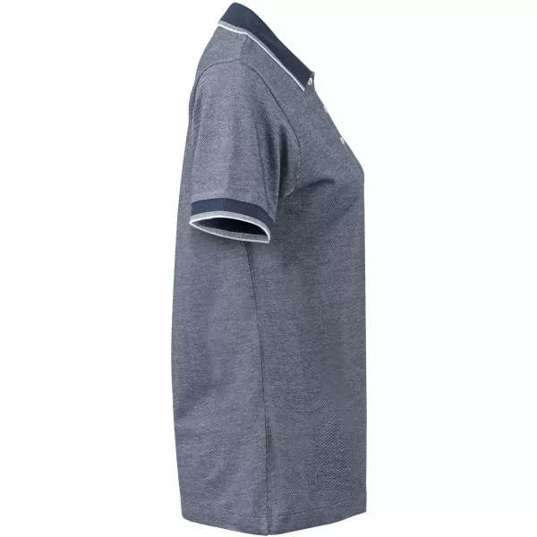  Dámské triko s límečkem trendy JAMES NICHOLSON JN703 NAVY/WHITE 