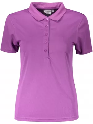 Dámské triko s límečkem funkční classic JAMES NICHOLSON JN719 PURPLE