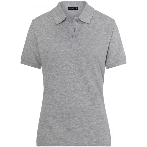  Dámské triko s límečkem premium JAMES NICHOLSON JN071 GREY HEATHER 
