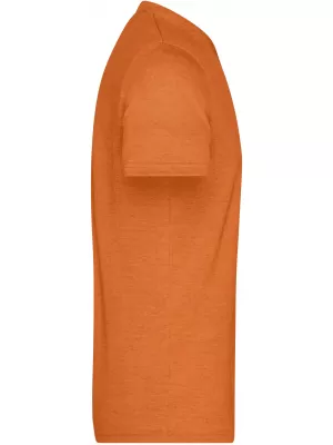 Pánské triko JAMES NICHOLSON JN974 ORANGE MELANGE