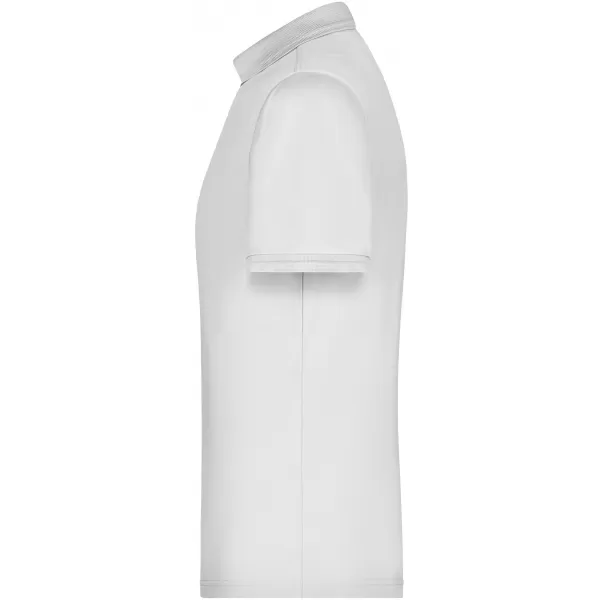  Pánské triko s límečkem funkční premium JAMES NICHOLSON JN576 WHITE 
