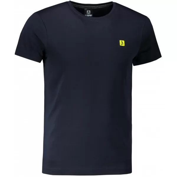  Pánské premium triko ALTISPORT CARRYOVER ALM065153 NÁMOŘNÍ MODRÁ/ZELENÁ 