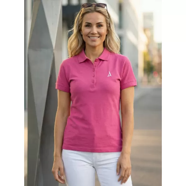  Dámské premium triko s límečkem ALTISPORT ALW002210 PURPUROVÁ 