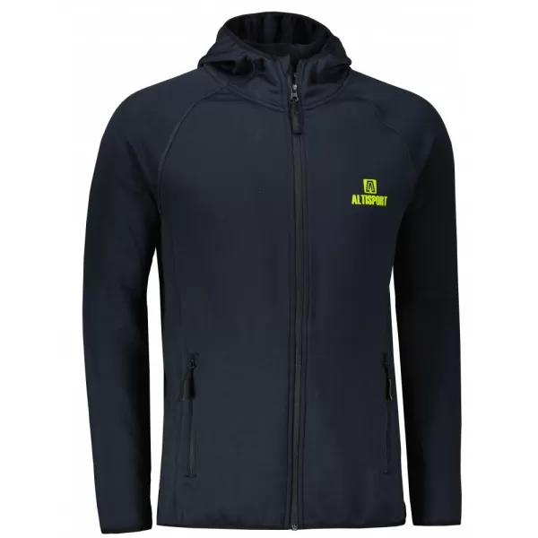  Pánská premium mikina ALTISPORT ALM006417 NÁMOŘNÍ MODRÁ 