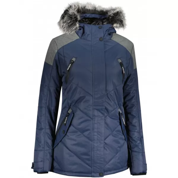  Dámská zimní bunda ALPINE PRO ICYBA 7 LJCU456 TMAVĚ MODRÁ 