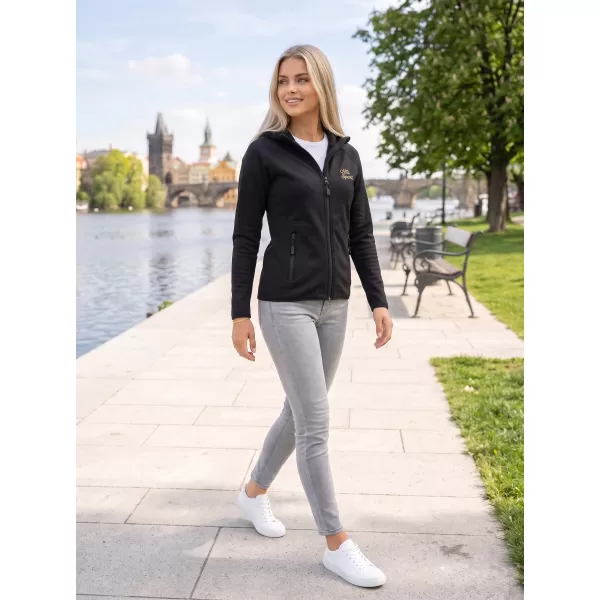  Dámská premium mikina ALTISPORT ALW056418 ČERNÁ 