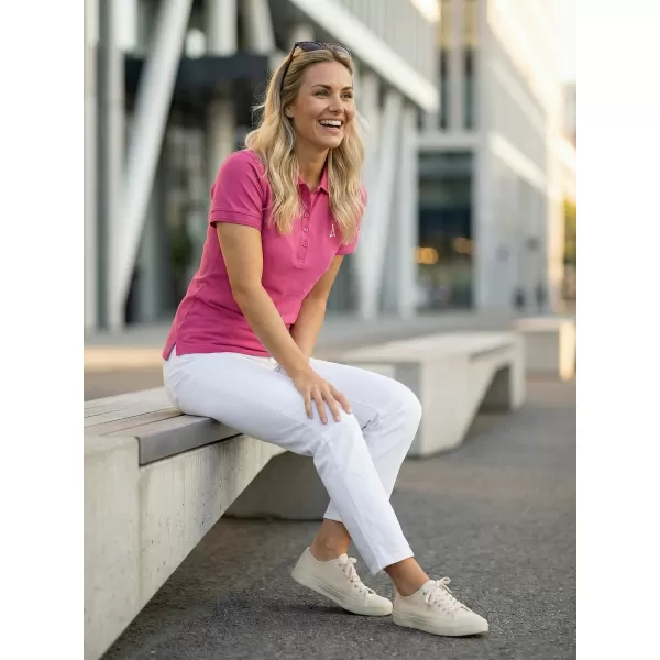 Dámské premium triko s límečkem ALTISPORT ALW002210 PURPUROVÁ 