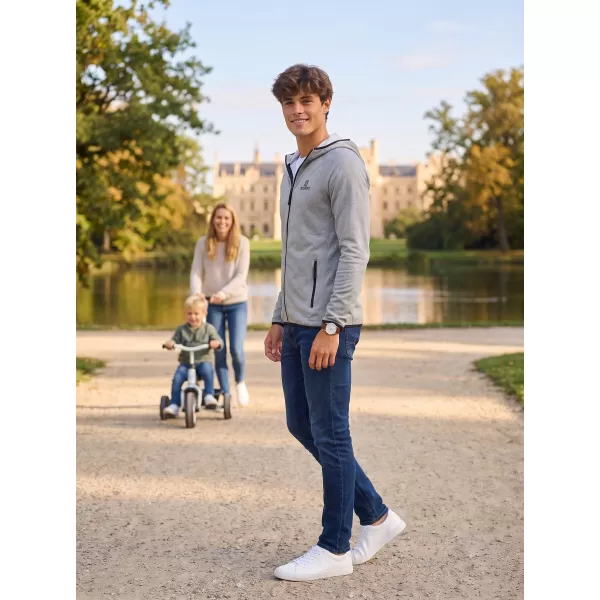  Pánská premium mikina ALTISPORT ALM006417 TMAVĚ ŠEDÝ MELÍR 