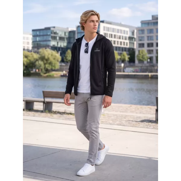  Pánská premium mikina ALTISPORT ALM006417 ČERNÁ 