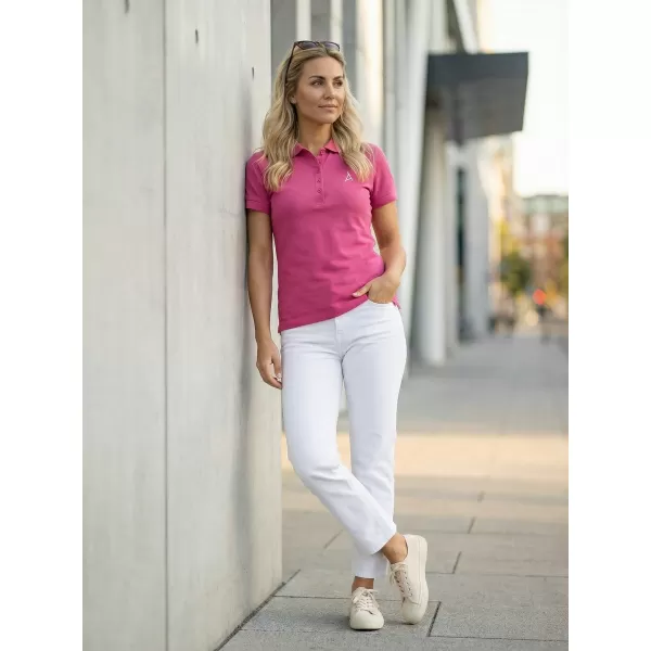  Dámské premium triko s límečkem ALTISPORT ALW002210 PURPUROVÁ 