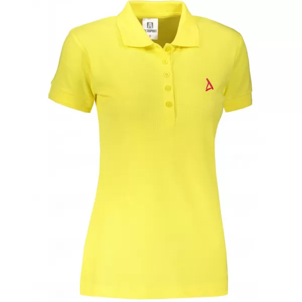  Dámské premium triko s límečkem ALTISPORT ALW002210 CITRÓNOVÁ 