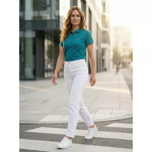  Dámské premium triko s límečkem ALTISPORT ALW002210 TMAVÝ TYRKYS 