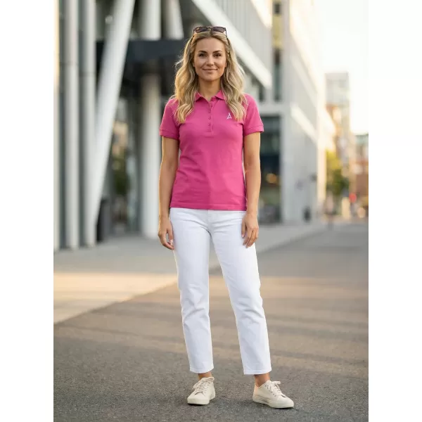 Dámské premium triko s límečkem ALTISPORT ALW002210 PURPUROVÁ 