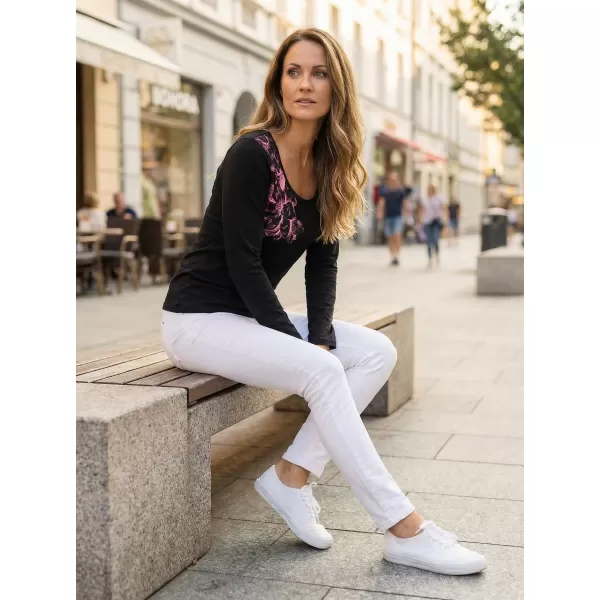  Dámské triko ALTISPORT KOLIA LTSU837 ČERNÁ 