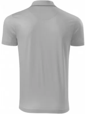 Pánské triko s límečkem MALFINI PREMIUM GRAND 259 SILVER GRAY
