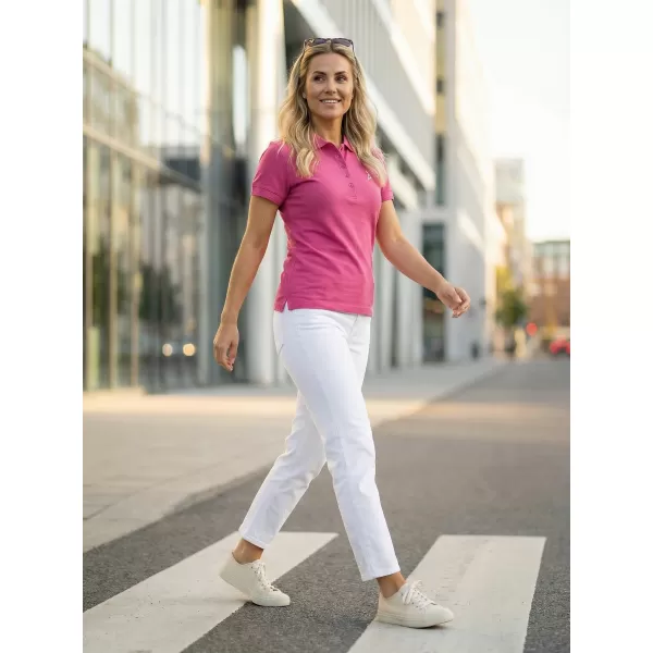  Dámské premium triko s límečkem ALTISPORT ALW002210 PURPUROVÁ 