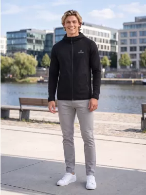 Pánská premium mikina ALTISPORT ALM006417 ČERNÁ