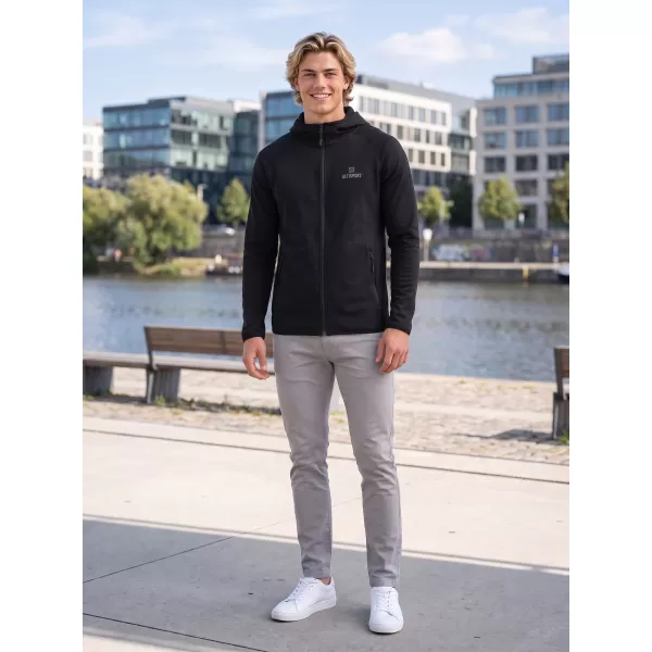  Pánská premium mikina ALTISPORT ALM006417 ČERNÁ 