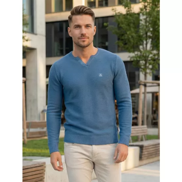  Pánský svetr ALTISPORT SWEK MPLU108 MODRÁ 
