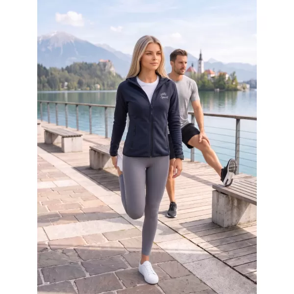  Dámská premium mikina ALTISPORT ALW056418 NÁMOŘNÍ MODRÁ 
