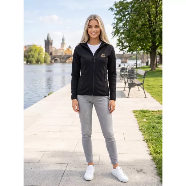  Dámská premium mikina ALTISPORT ALW056418 ČERNÁ 
