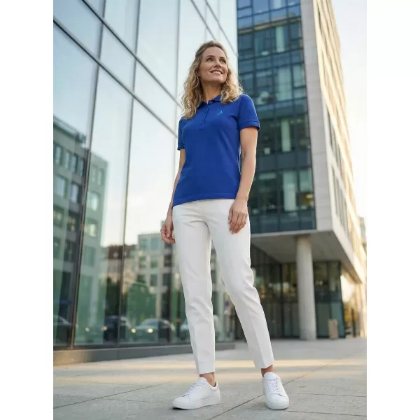  Dámské premium triko s límečkem ALTISPORT ALW002210 KRÁLOVSKÁ MODRÁ 