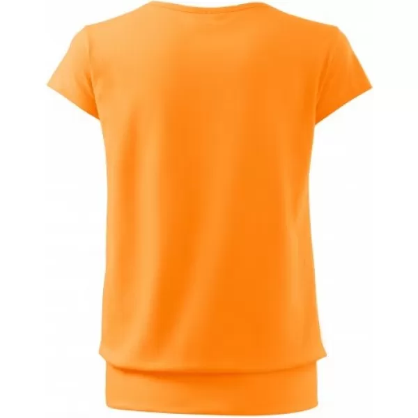  Dámské triko MALFINI CITY 120 TANGERINE ORANGE 