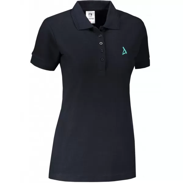  Dámské premium triko s límečkem ALTISPORT ALW002210 NÁMOŘNÍ MODRÁ 