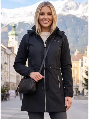 Dámský softshellový kabát KIXMI MALAYA ČERNÁ