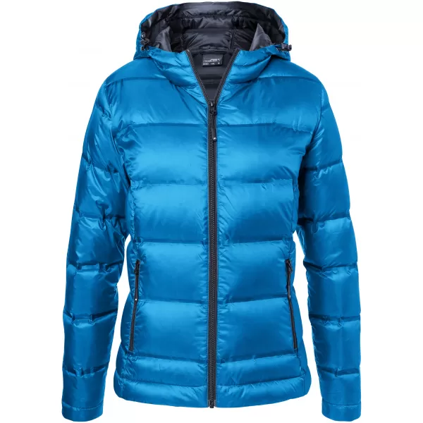  Dámská péřová bunda JAMES NICHOLSON JN1151 BLUE/NAVY 