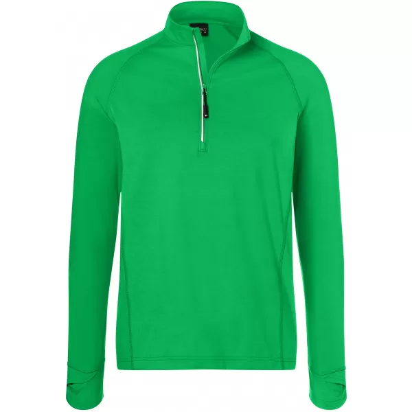  Pánské termotriko s dlouhým rukávem JAMES NICHOLSON JN788 FERN GREEN 