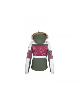 Dámská lyžařská bunda KILPI ELZA-W QL0154KI KHAKI