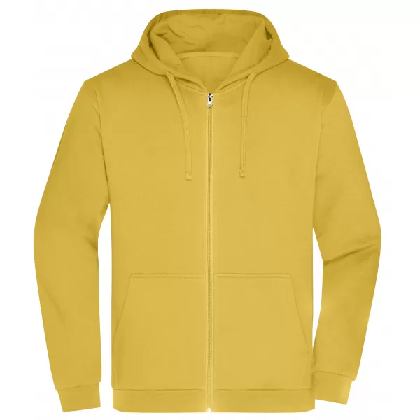  Pánská mikina JAMES NICHOLSON JN756 YELLOW 