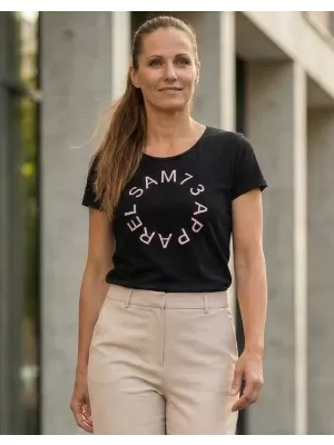 Dámské triko s krátkým rukávem SAM 73 ARIAS WT 825 ČERNÁ
