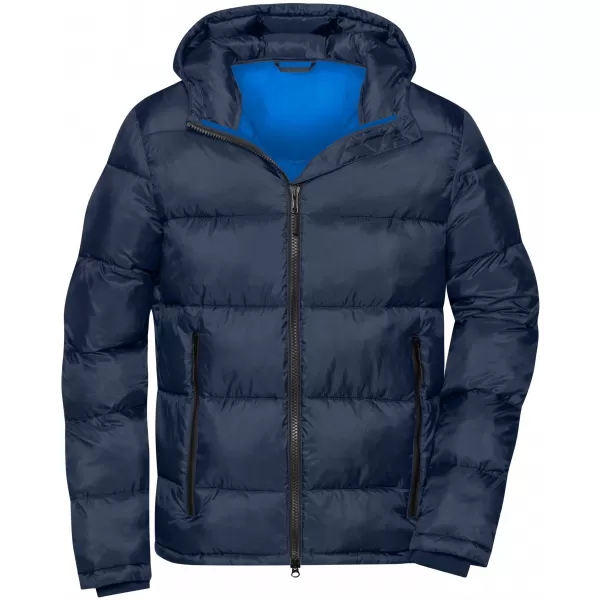  Pánská premium bunda JAMES NICHOLSON JN1168 NAVY/ELECTRIC BLUE 