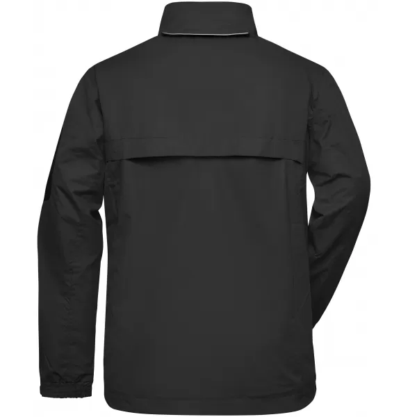  Dámská windbreaker bunda JAMES NICHOLSON JN1040 BLACK/SILVER 