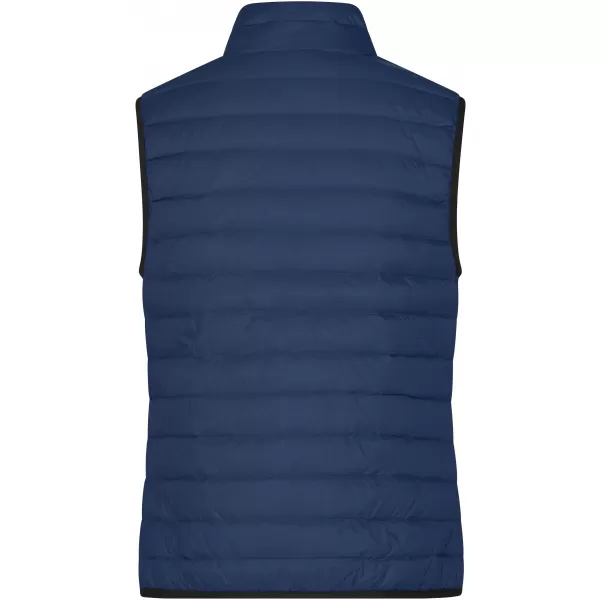  Dámská péřová vesta JAMES NICHOLSON JN1137 INDIGO BLUE/SILVER 