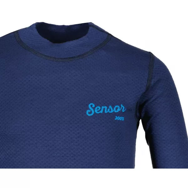  Dětské termo triko SENSOR MERINO DF LOGO 21200026 DEEP BLUE 