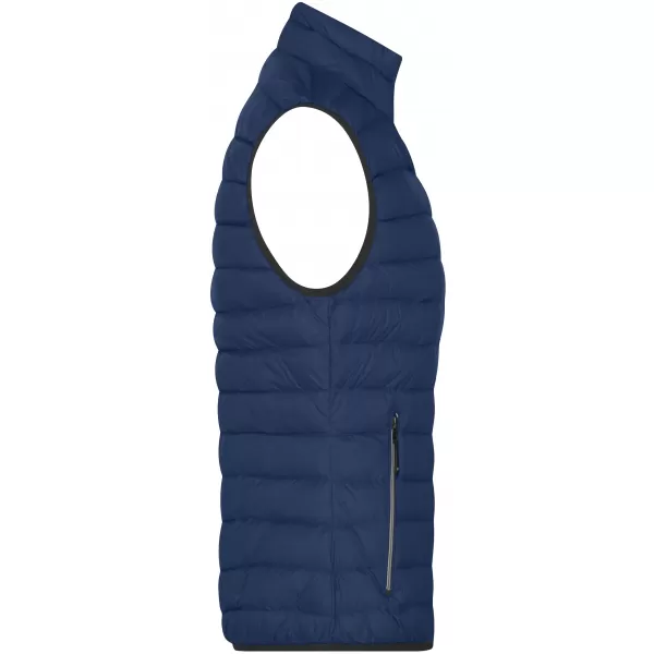  Dámská péřová vesta JAMES NICHOLSON JN1137 INDIGO BLUE/SILVER 