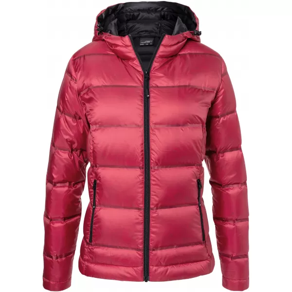  Dámská péřová bunda JAMES NICHOLSON JN1151 RED/BLACK 