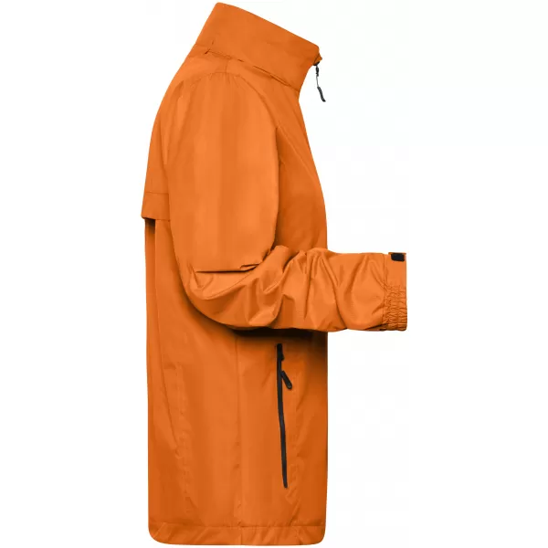  Dámská windbreaker bunda JAMES NICHOLSON JN1040 ORANGE/CARBON 
