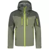 Pánská hardshell bunda KILPI HASTAR-M QM0101KI KHAKI