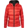 Dámská péřová bunda JAMES NICHOLSON JN1151 FLAME/BLACK