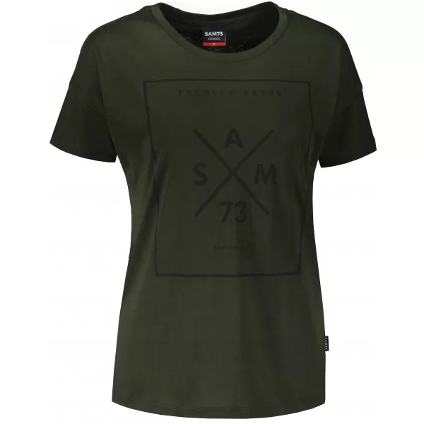  Dámské triko s krátkým rukávem SAM 73  TANYA WT 826 ARMY 