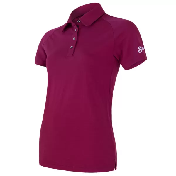  Dámské triko s límečkem SENSOR MERINO ACTIVE POLO 19100005 LILLA 