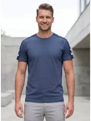Pánské triko s krátkým rukávem SAM 73 BONO MT 782 MODRÁ