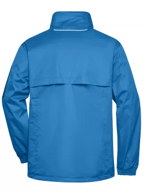 Pánská windbreaker bunda JAMES NICHOLSON JN1041 ROYAL/BLACK